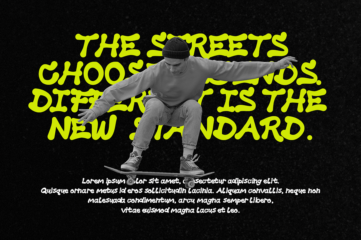 Rojela – Urban Display Font Typeface, a Sans Serif Font by ONESADYA (Photo 10 of 13)