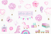 Girls Watercolor Collection, an Illustration by NataliArkushArt (Thumbnail 3 of 15)