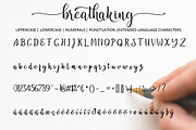 Breathaking, a Script Font by Zulkhairi Lettering (Thumbnail 2 of 10)