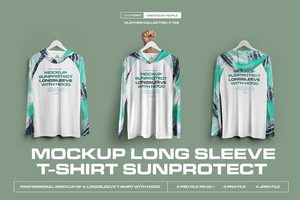 Mockup Long Sleeve Shirt SunProtect, a Shirt Mockup by Grow Design Craft Studio (Photo 1 of 7)