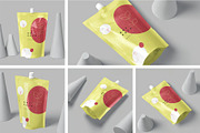Top Spout Standup Pouch Mockups, a Packaging Mockup by megostudi0 (Thumbnail 1 of 7)