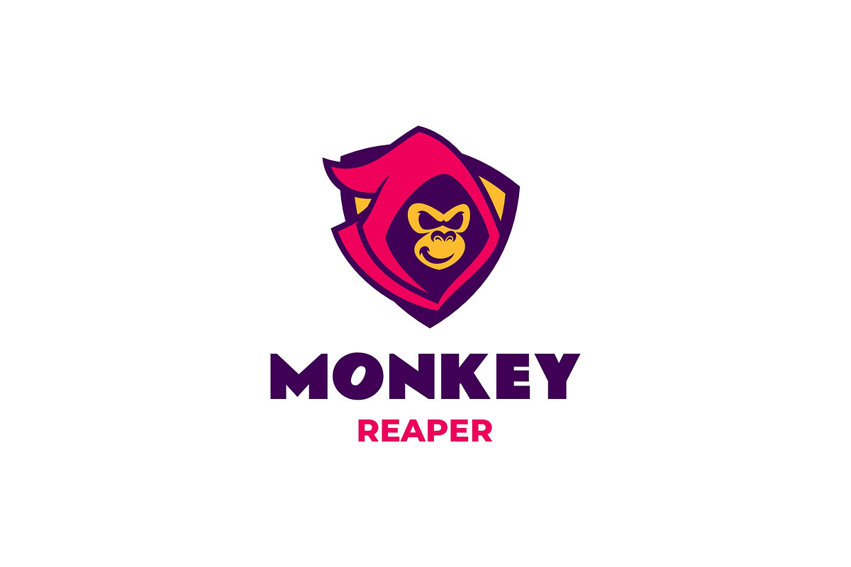 Monkey Mascot Logo Design, a Branding & Logo Template by Artnivora.Std