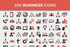 200 Business Icons