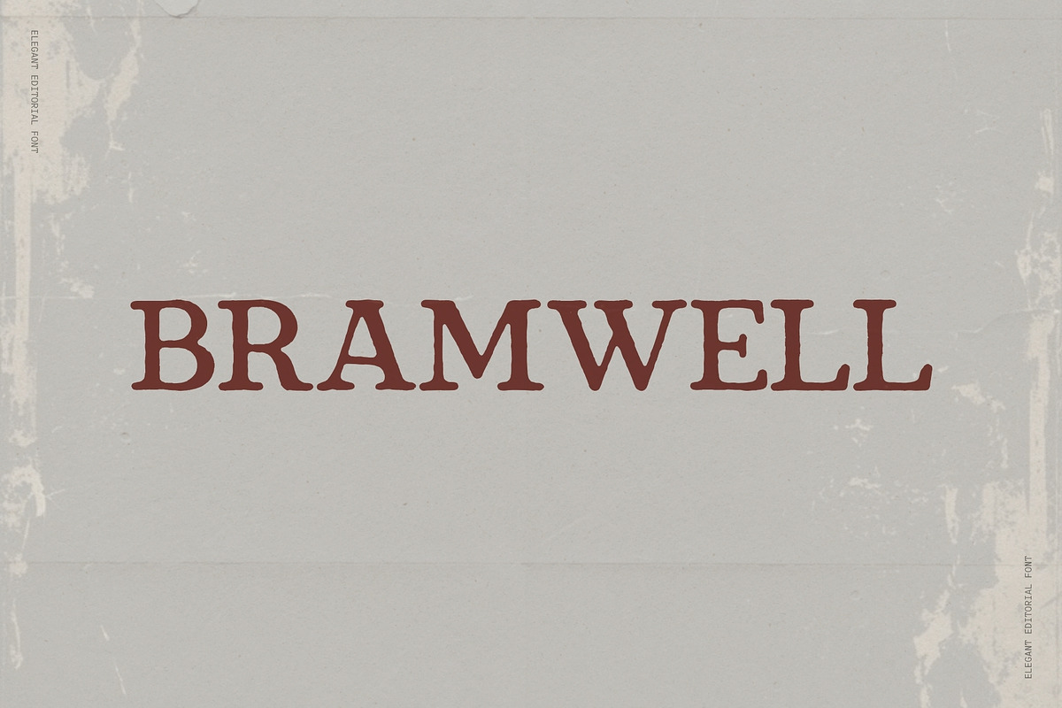 Bramwell - Vintage Serif, a Handwritten Font by Prapti Design (Photo 2 of 11)