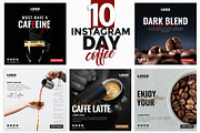 Instagram Post Template Coffee Roast, a Social Media Template by illycreative (Thumbnail 2 of 2)