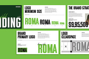 ROMA | Creative Brand Guidelines, a Branding & Logo Template by Templeste (Thumbnail 4 of 8)