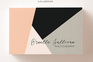 Geometric Chic Business Card