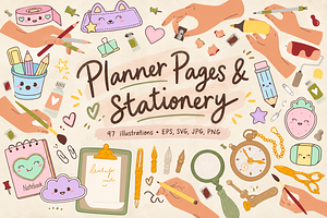 Planner & Stationery Clipart
