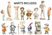 Museum Day Adventures Clipart, an Illustration by PassionPNGcreation (Thumbnail 4 of 12)