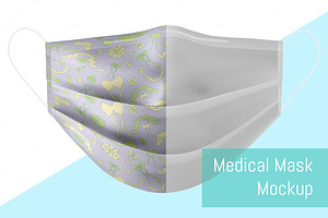 Protective medical face mask