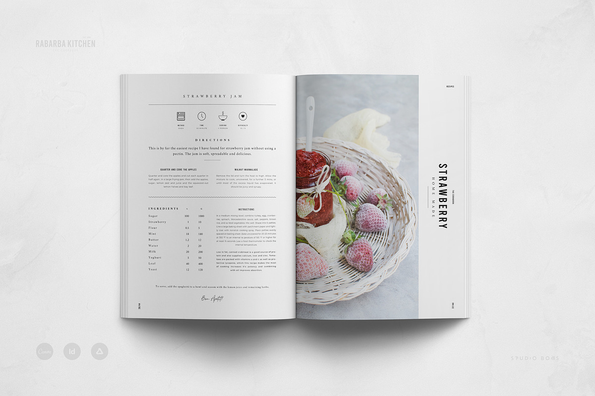 Cookbook | Recipe Book, a Brochure Template by Studio Bons (Photo 22 of 26)