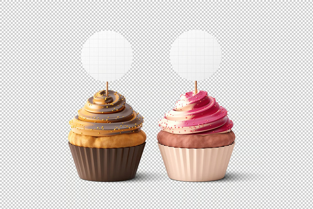 Cupcake Mockup, a Product Mockup by zpackcreative (Photo 3 of 4)