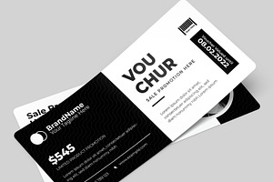 Gift Voucher Set With White