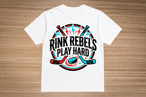 Hockey T-Shirt Design Graphic
