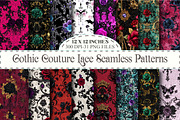 Gothic Couture Lace Digital Paper, a Pattern Graphic by designcity5 (Thumbnail 1 of 5)