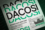Dacosi - Elegant Serif Typeface, a Serif Font by Astuti Studio (Thumbnail 1 of 25)