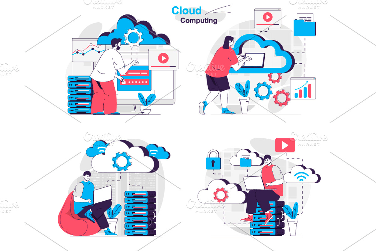 Flat Design Concept Illustrations, a Finance Illustration by alexdndz (Photo 10 of 42)