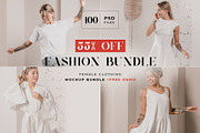 Women Apparel Mockup Bundle, a Shirt Mockup by Neutral Mockups (Thumbnail 1 of 9)