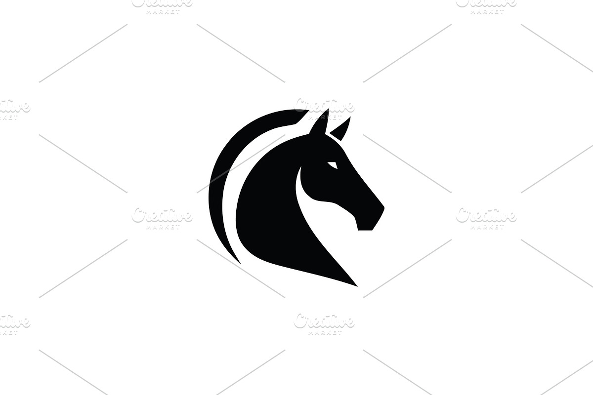 Modern Horse Head Logo, a Branding & Logo Template by Vectorium Studio (Photo 1 of 2)