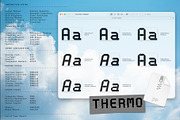 Flatface Thermo Mono, a Sans Serif Font by Flatface (Thumbnail 2 of 16)
