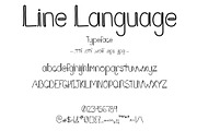 Font Line Drawing Style Modern, a Sans Serif Font by PageLightStudios (Thumbnail 1 of 4)