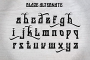 BLAZE, a Blackletter Font by EN86-21 (Thumbnail 4 of 8)