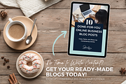 BLOG POSTS FOR ONLINE BUSINESS COACH, a Templates & Theme by Jennifer Magri Templates (Thumbnail 8 of 8)