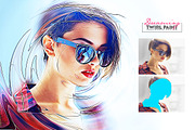 Dreaming - Twirl Paint Action, an Action Add-On by Amorjesu.com (Thumbnail 7 of 16)