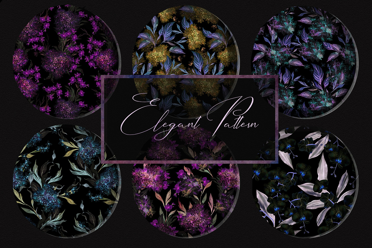 ELEGANT FLOWERS PATTERNS, a Pattern Graphic by Knopazyzy (Photo 14 of 18)