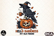 Raven Crow Coffee Halloween, an Illustration by DreamCafeArt (Thumbnail 1 of 7)