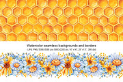Flower honey watercolor clipart, a Food Illustration by Artmanata (Thumbnail 6 of 17)