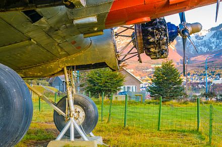 Old airctaft at outdoor musuem, ushuaia, argentina, a Transportation Photo by DanFLCreativo