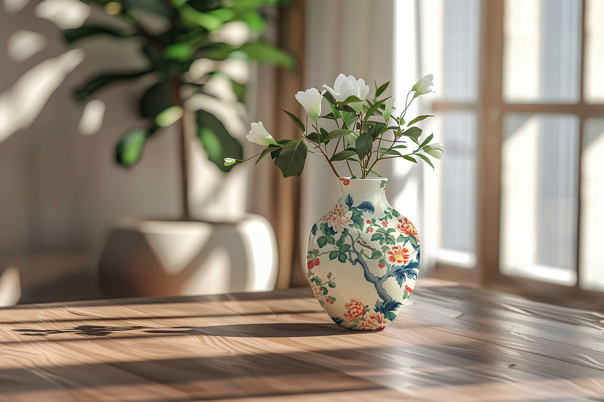 Chinoiserie Floral Seamless Pattern, a Pattern Graphic by Olya Creative (Photo 3 of 20)