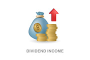 Passive Income 3D Icons Set Bundle, an Object Graphic by Aimagenarium@gmail.com (Thumbnail 3 of 21)