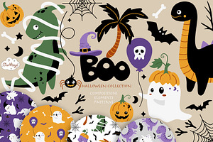 Boo DINO Halloween collection
