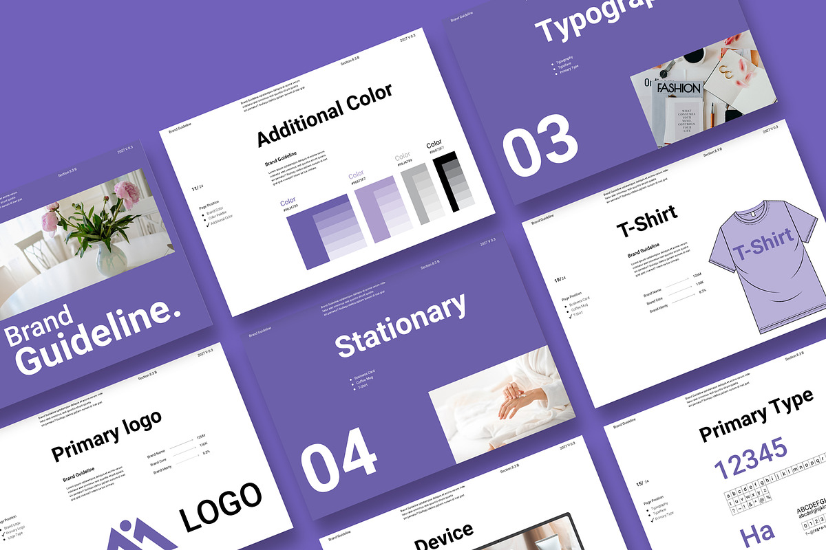 Brand Guideline Template preview 3