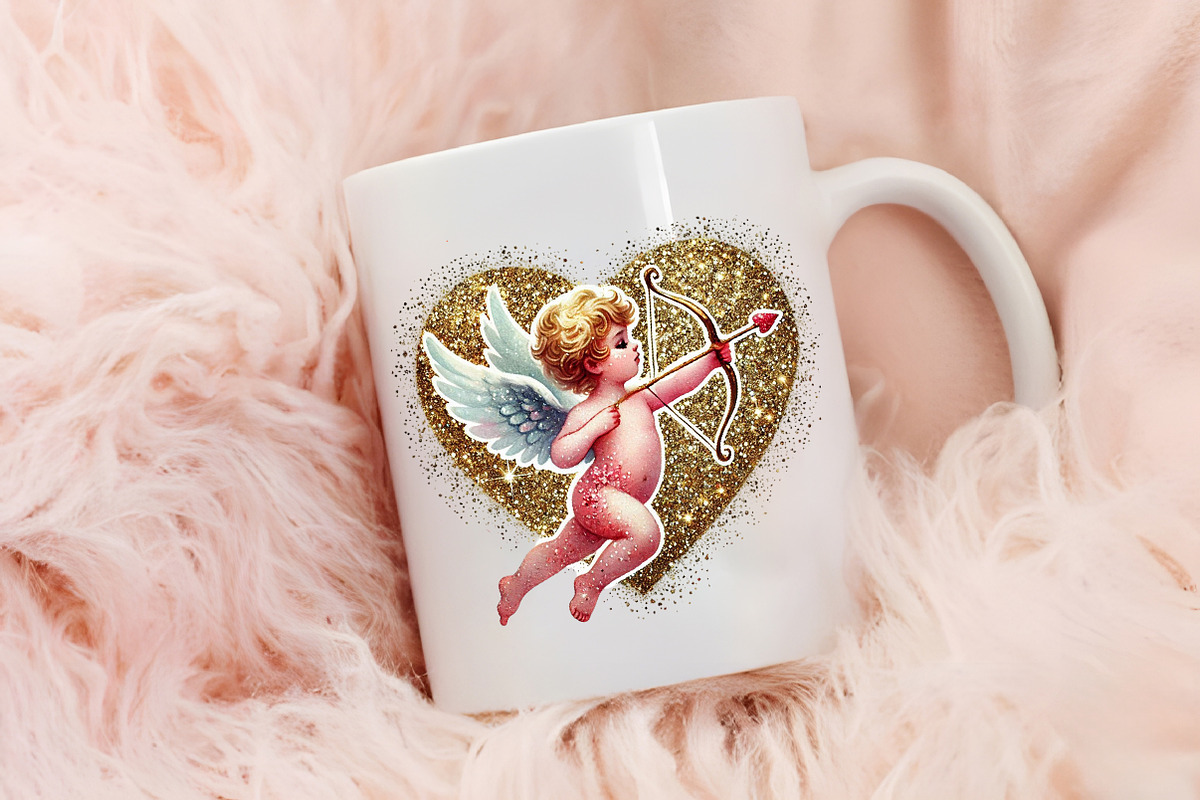 Glittery valentine clipart sublimati, an Illustration by RobertsArt (Photo 3 of 7)