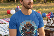 Gangster Bulldog Hoodie Art, a Shirt Mockup by Vector Stall (Thumbnail 5 of 13)