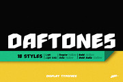 Daftones - Display Typeface, a Sans Serif Font by HIRO.std (Thumbnail 1 of 10)