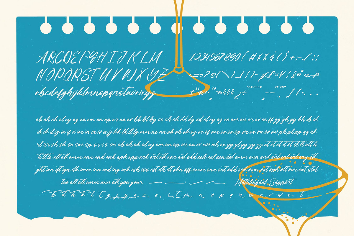 Heavenly Moments Handwritten Ink, a Script Font by Letterena Studios Script (Photo 9 of 10)