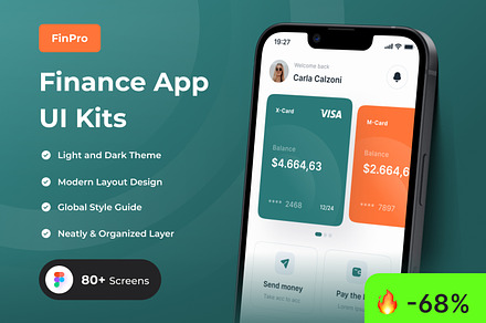 FinPro - Finance Apps UI Kit