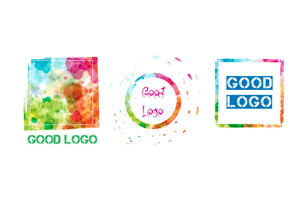 Set of colorful frames., a Branding & Logo Template by Della_Liner (Photo 1 of 5)