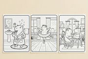 Capybara Moments Coloring Printable, an Object Graphic by Image for Sale (Thumbnail 2 of 3)