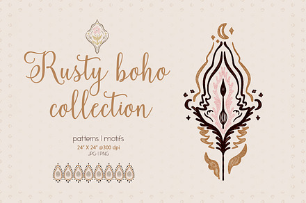 Rusty boho : pattern collection