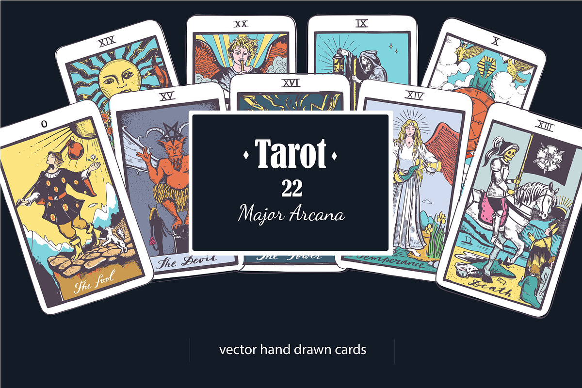Tarot cards Major Arcana colorful, a Person Illustration by Wild Muse (Photo 1 of 4)