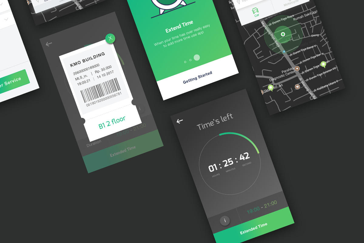 Go Parking UI Kit App, an UI Kit Template by Reza Space (Photo 5 of 5)