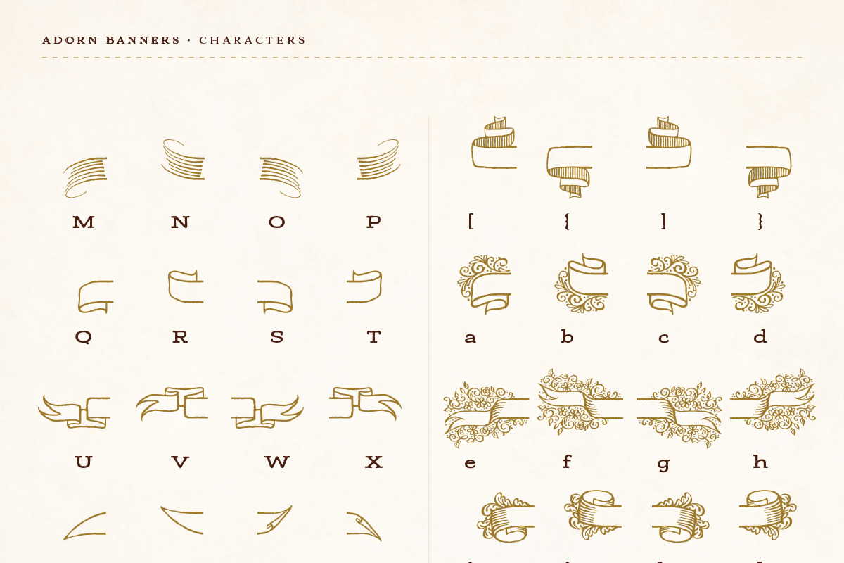 Adorn Collection, a Sans Serif Font by Laura Worthington (Photo 52 of 62)