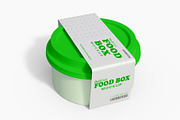 Simple Food Box Mockup, a Product Mockup by graphypix (Thumbnail 1 of 4)