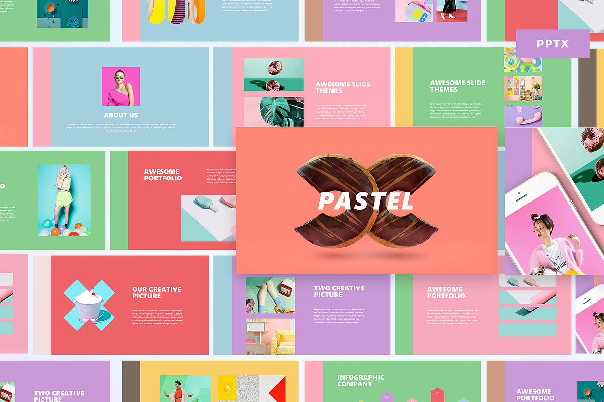 Pastel - Powerpoint Template, a Presentation Template by UnicodeID