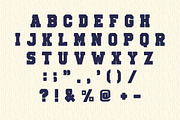 Goldman School Sport College Font, a Slab Serif Font by Fourteen Letter (Thumbnail 6 of 7)